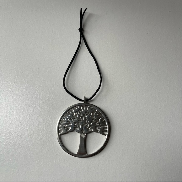 Arbor Vitae Ornament, Tree of Life, Lovell designs, Polished Pewter Ornament - Picture 5 of 6